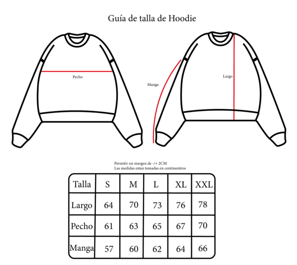 guia de tallas de busos