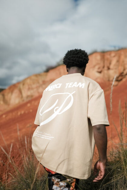 Camiseta beigie Boxy-fit