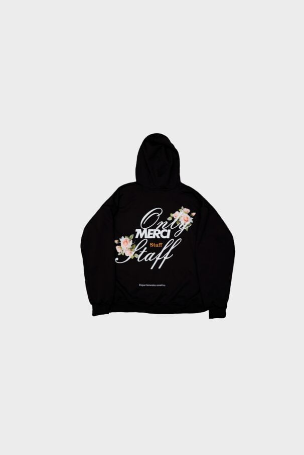 Hoodie Negro Oversize Staff 