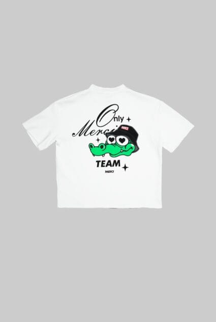 Camiseta blanca Boxy-fit