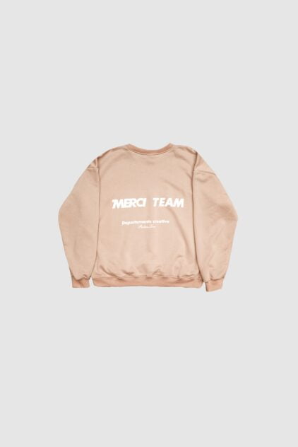 Hoodie beigie sin capota