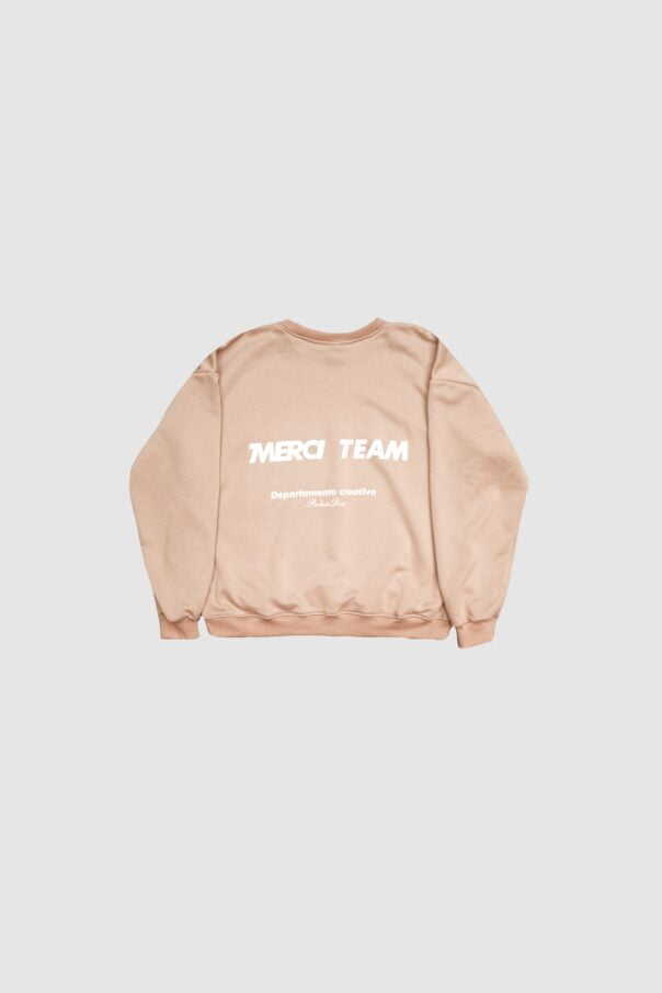 Hoodie beigie sin capota